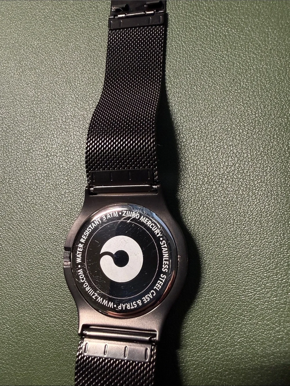 Ziiiro Mercury black/ocean watch